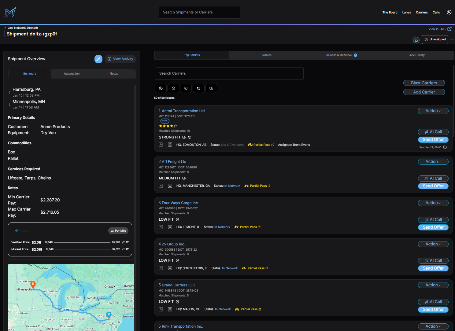 Maestro platform interface